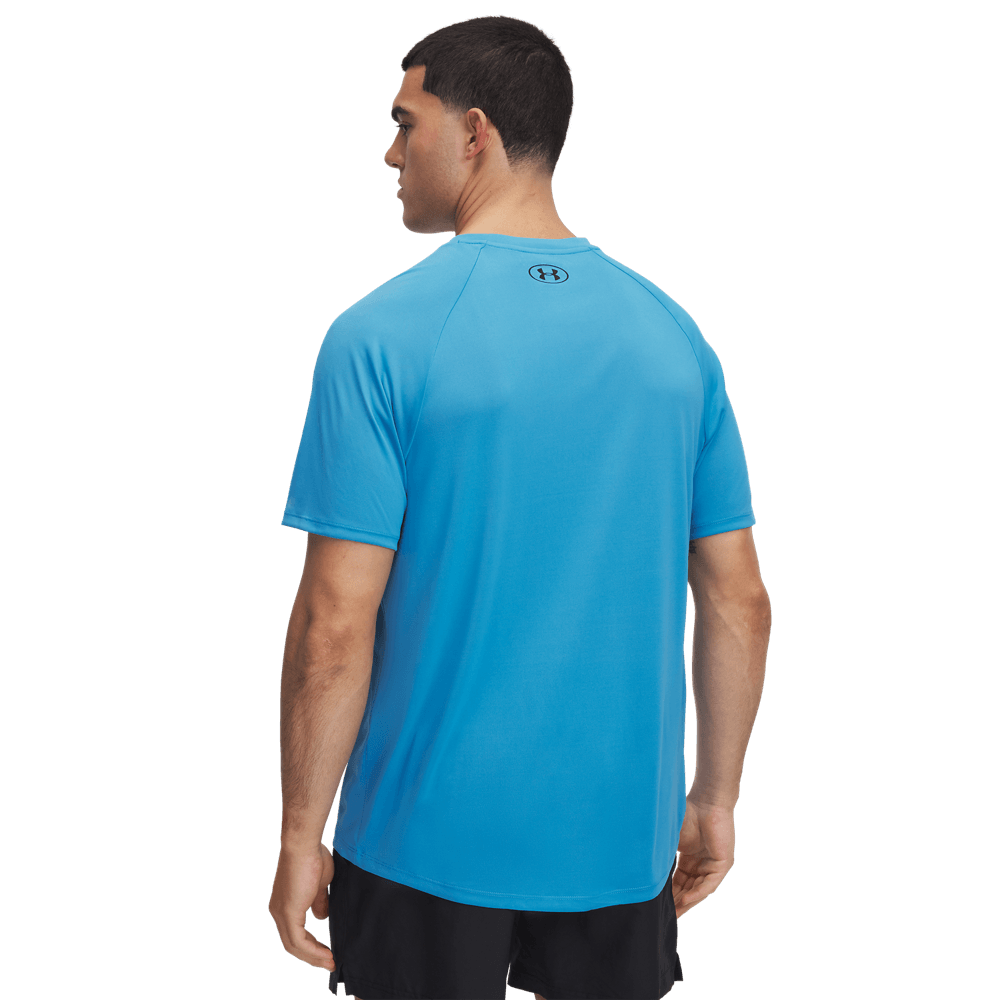 UA Tech 2.0 Ss Tee Camiseta Manga Corta azul de hombre para entrenamiento