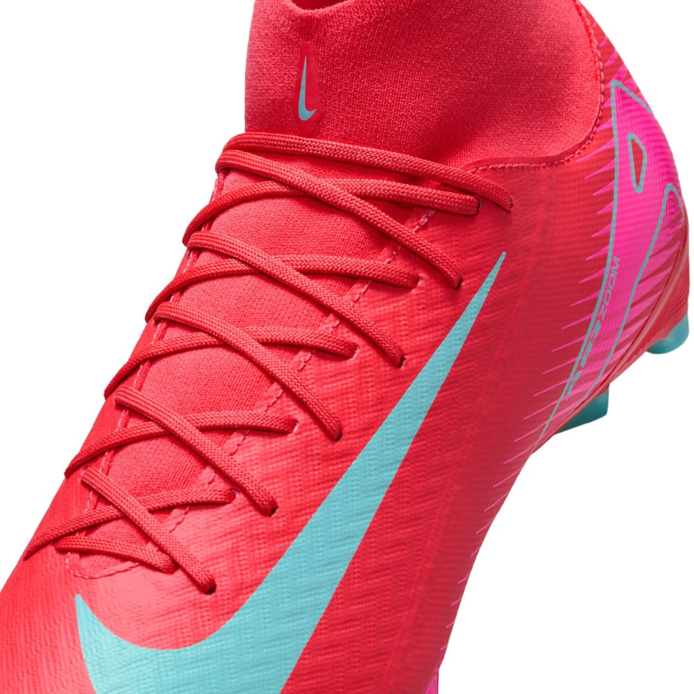 Nike Zm Superfly 10 Academy Fg/Mg Guayos naranja de hombre para futbol