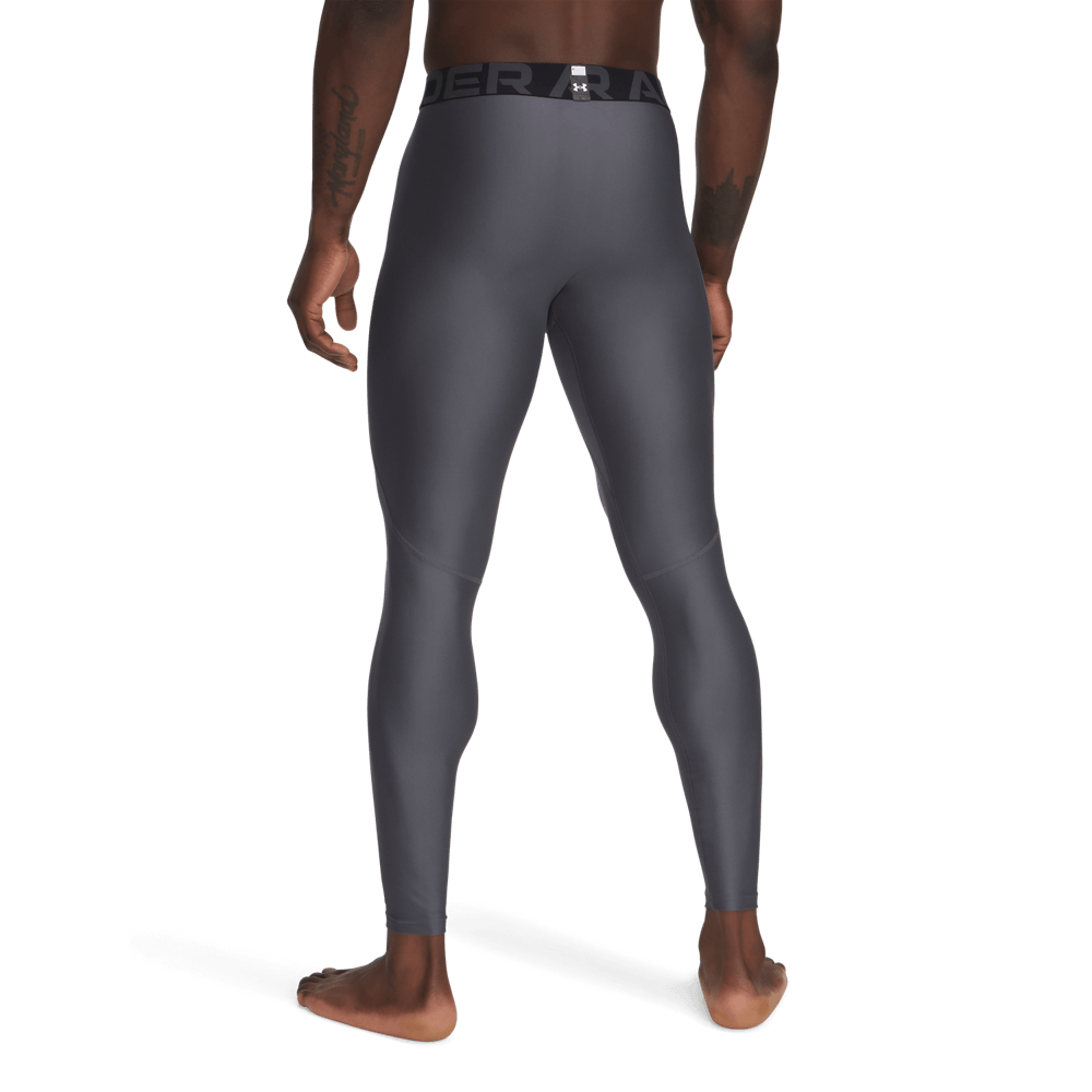 UA Hg Armour Leggings Licra gris de hombre para entrenamiento
