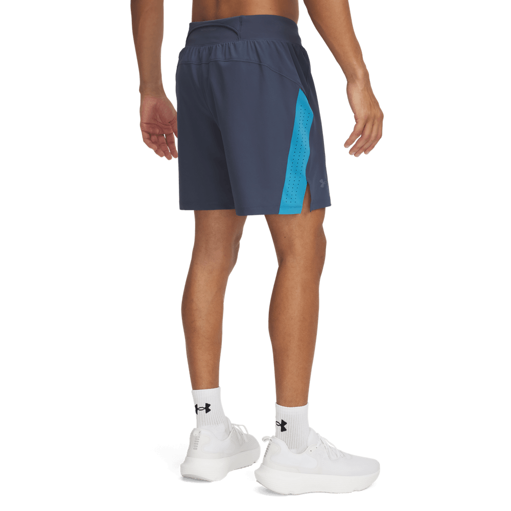 UA Launch Pro 7   Shorts Pantaloneta gris de hombre para correr