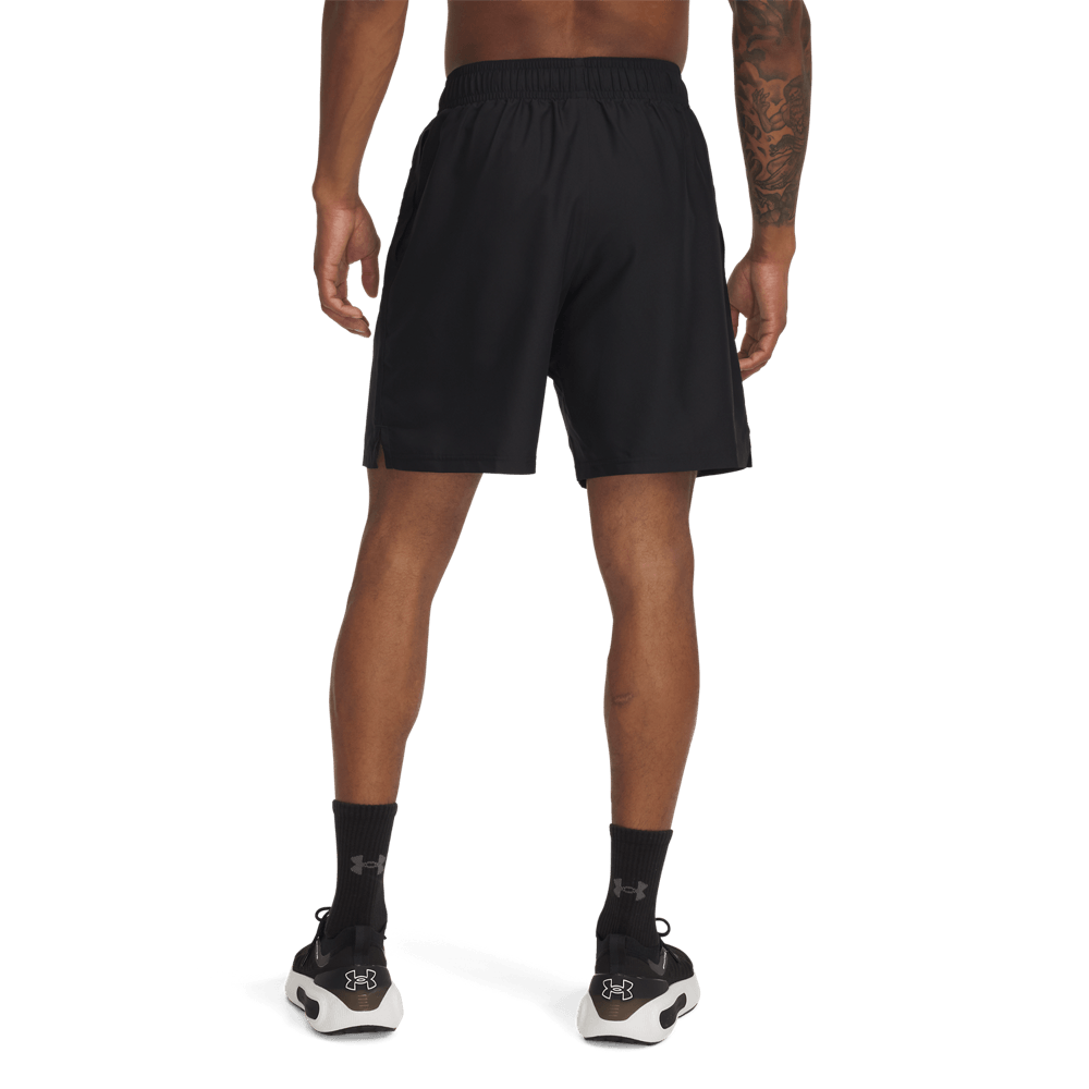 UA Tech Woven Wordmark Short Pantaloneta negro de hombre para entrenamiento