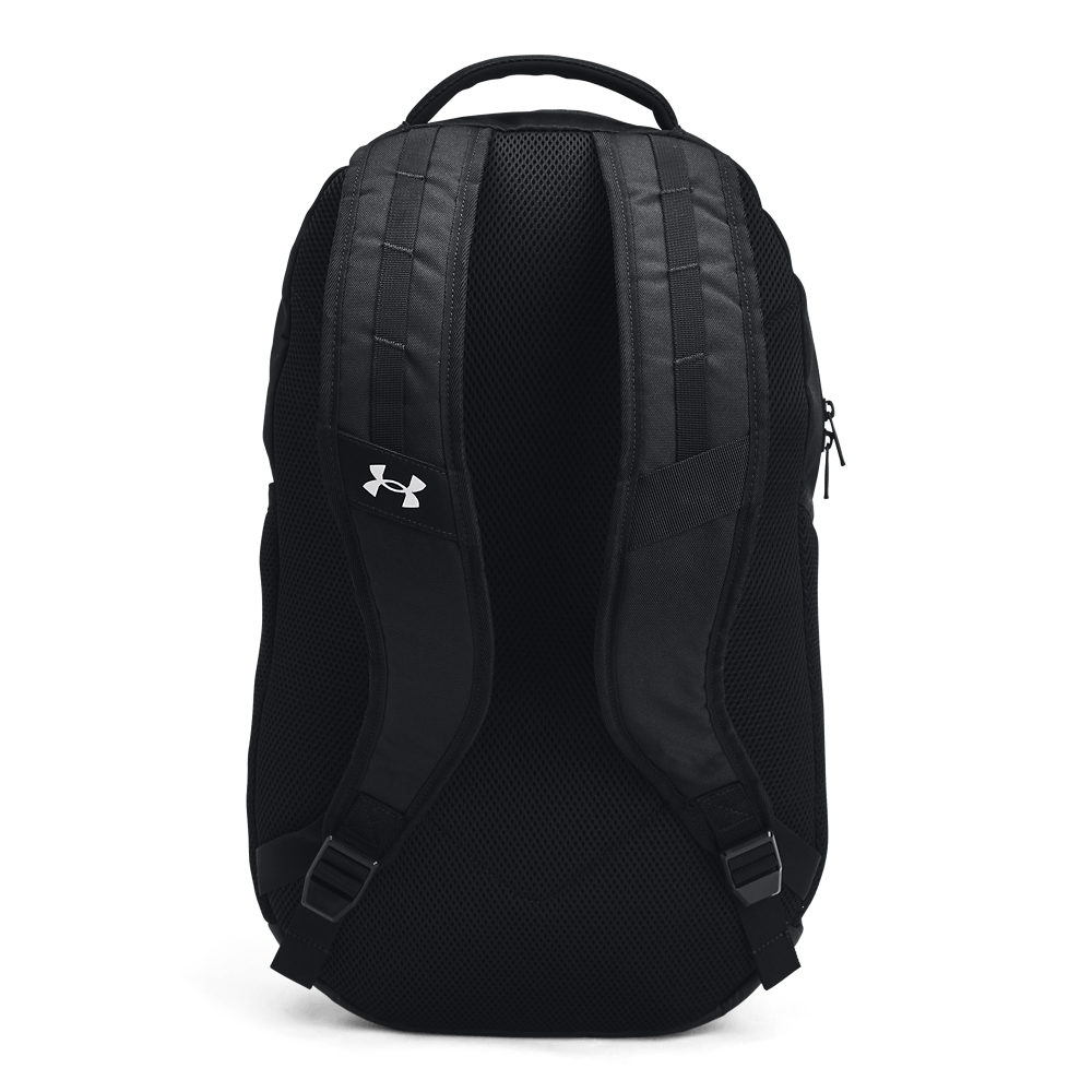 UA Hustle 6.0 Backpack Morral negro de hombre para entrenamiento