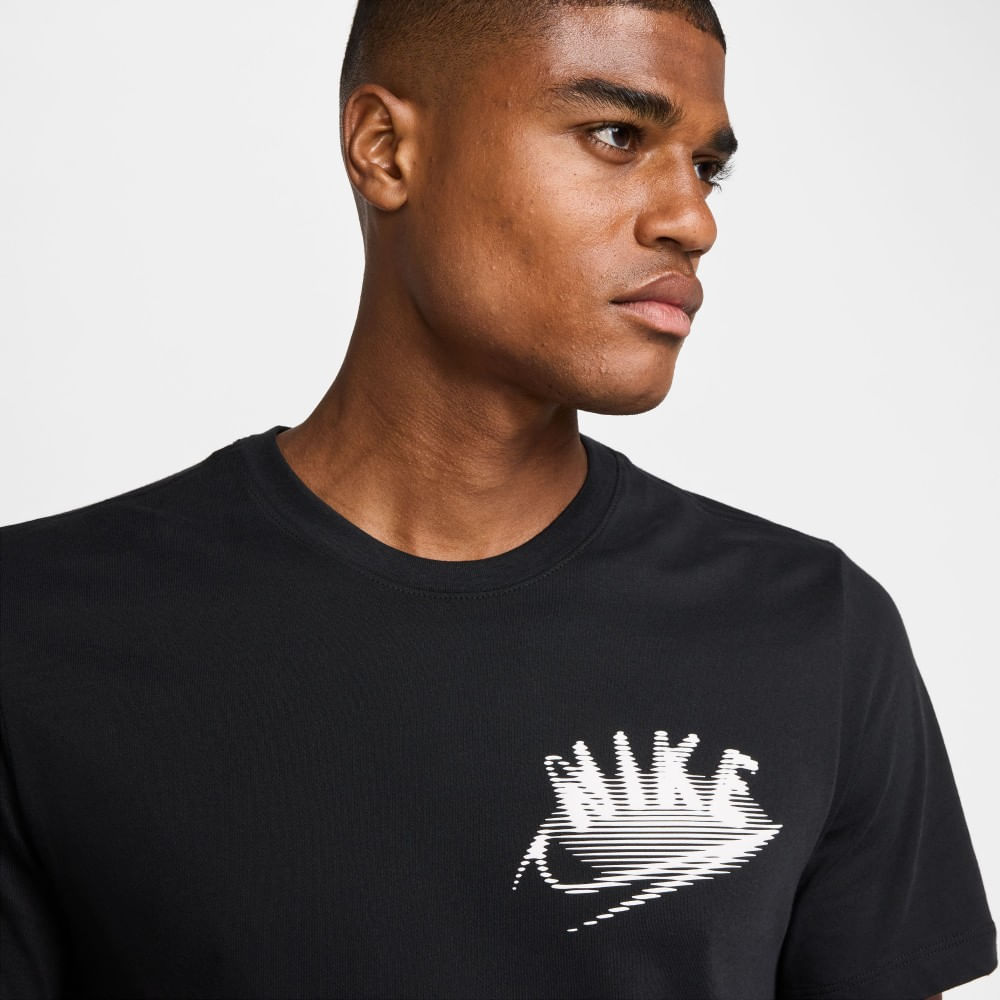 Nike M Nk Df Tee Brand Read Camiseta Manga Corta negro de hombre para entrenamiento