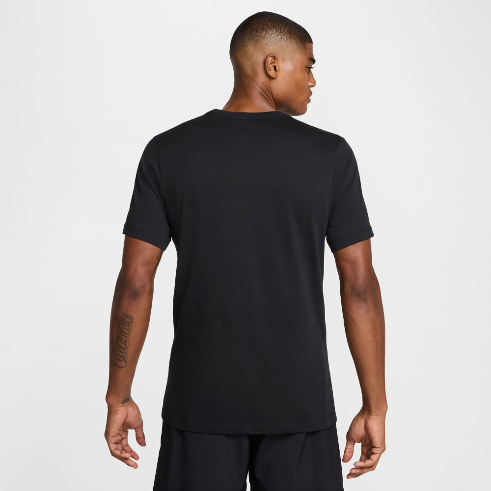 Nike M Nk Df Tee Brand Read Camiseta Manga Corta negro de hombre para entrenamiento