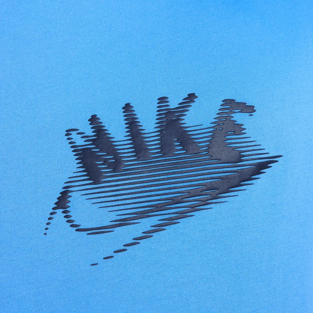 Nike M Nk Df Tee Brand Read Camiseta Manga Corta azul de hombre para entrenamiento