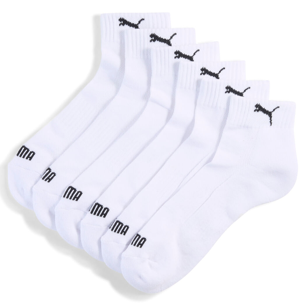 Puma Puma Unisex Cushioned Quarter 3P Medias negro unisex lifestyle