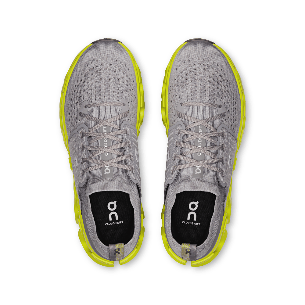 On Cloudswift 4 Tenis gris de hombre para correr