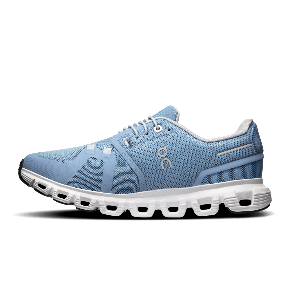 On Cloud 6 Tenis gris de mujer lifestyle