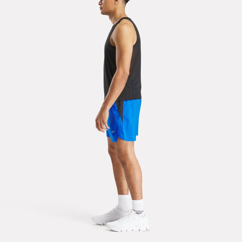 Reebok Running Short Pantaloneta azul de hombre para correr