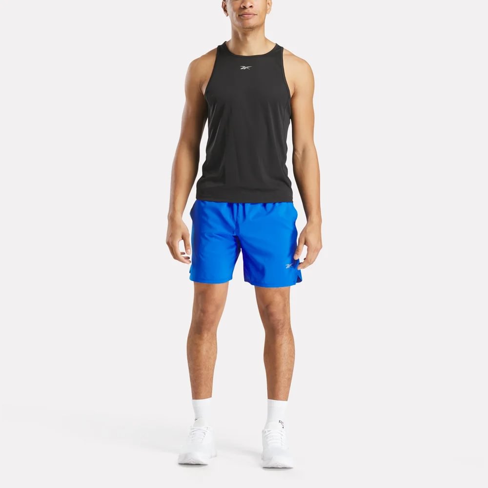 Reebok Running Short Pantaloneta azul de hombre para correr