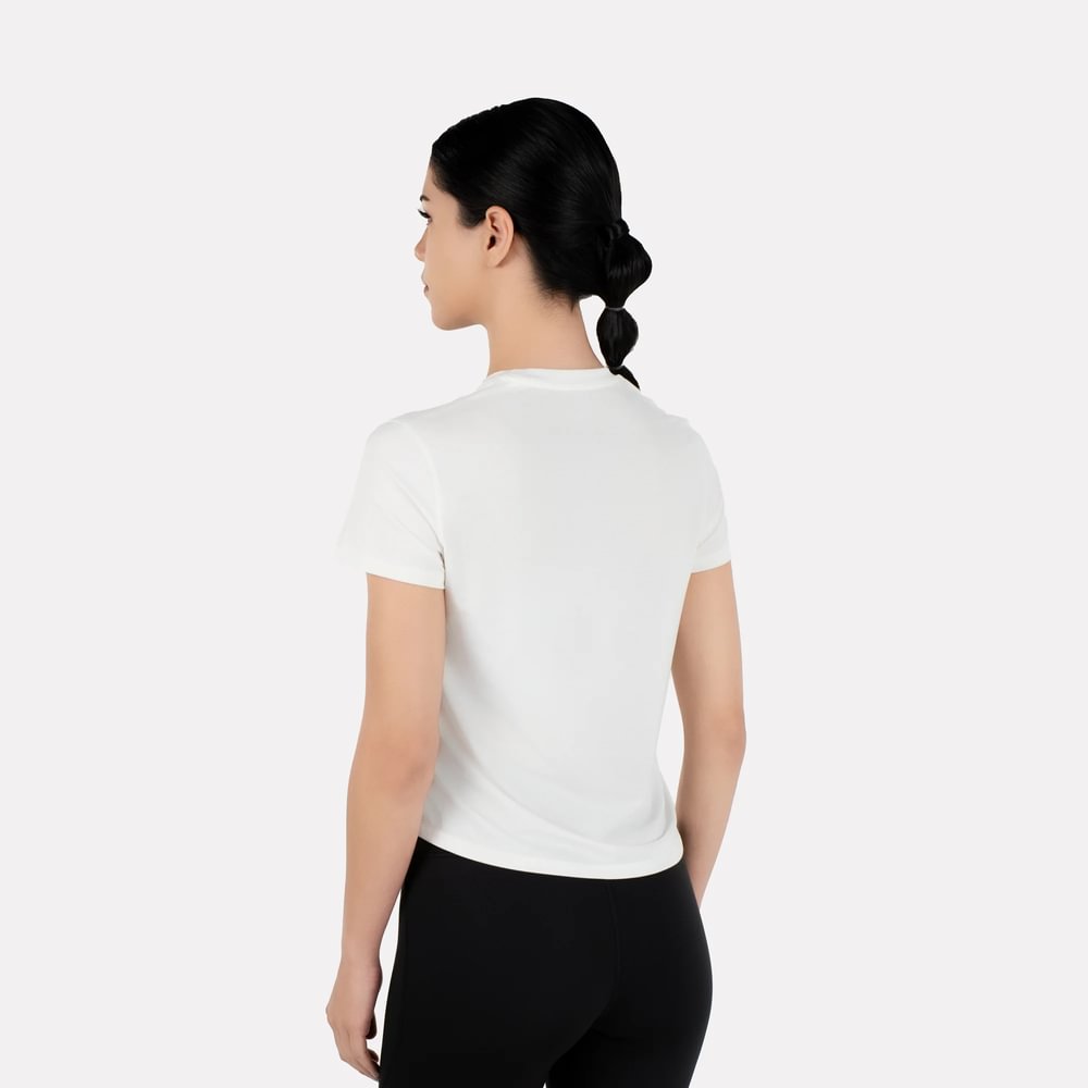 Reebok Rbk-Chill Athletic Tee Camiseta Manga Corta blanco de mujer para entrenamiento