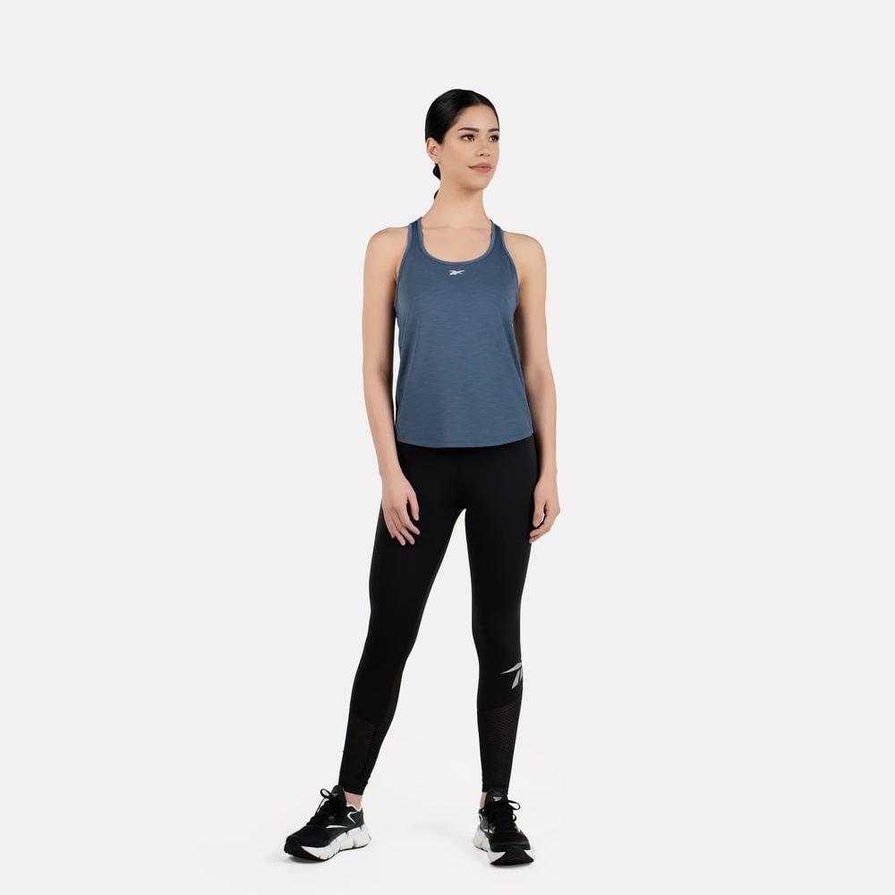 Reebok Running Vector Tight Licra negro de mujer para correr
