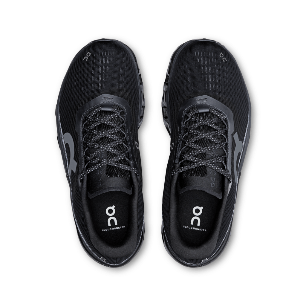 On Cloudmonster 2 Tenis negro de mujer para correr