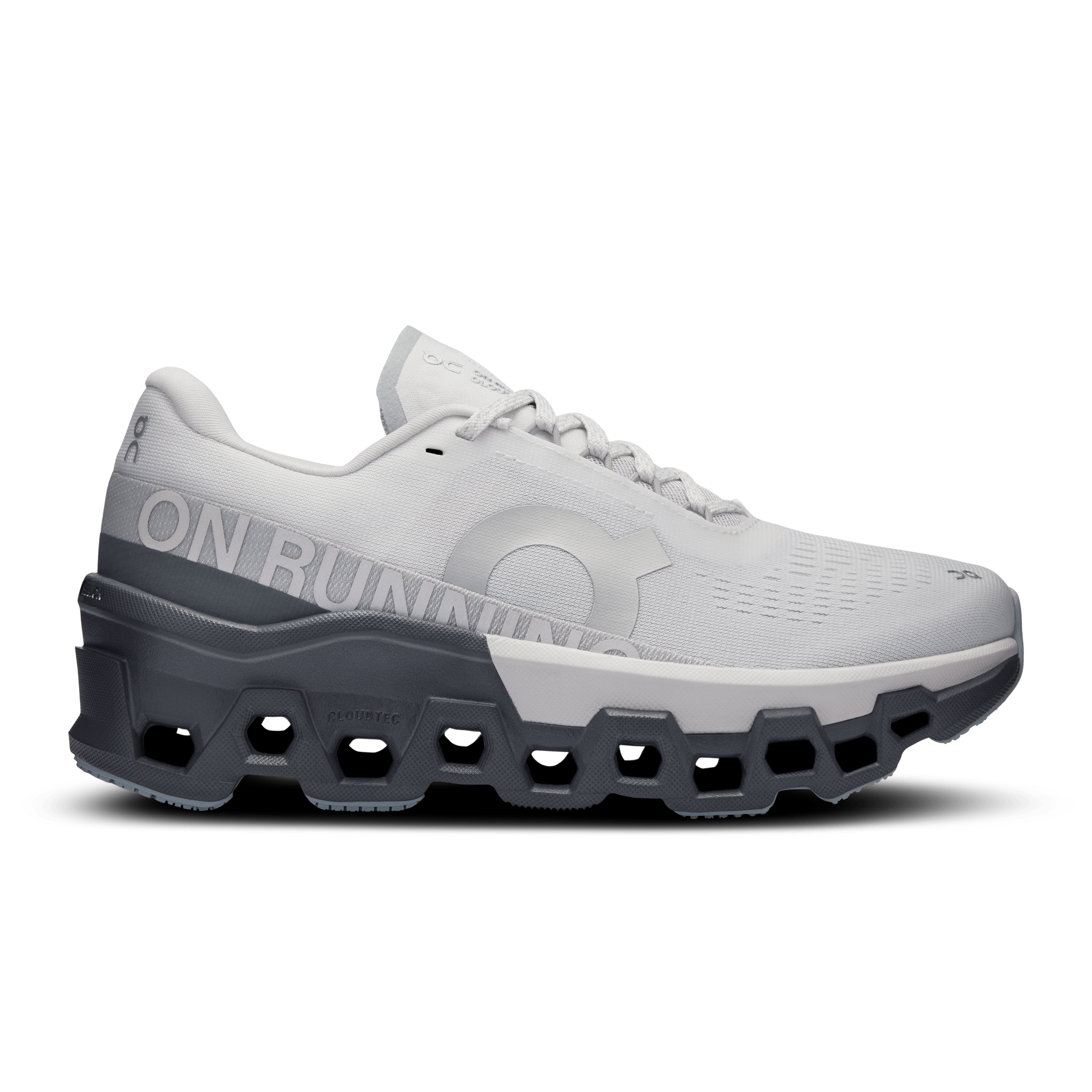 On Cloudmonster 2 Tenis gris de mujer para correr