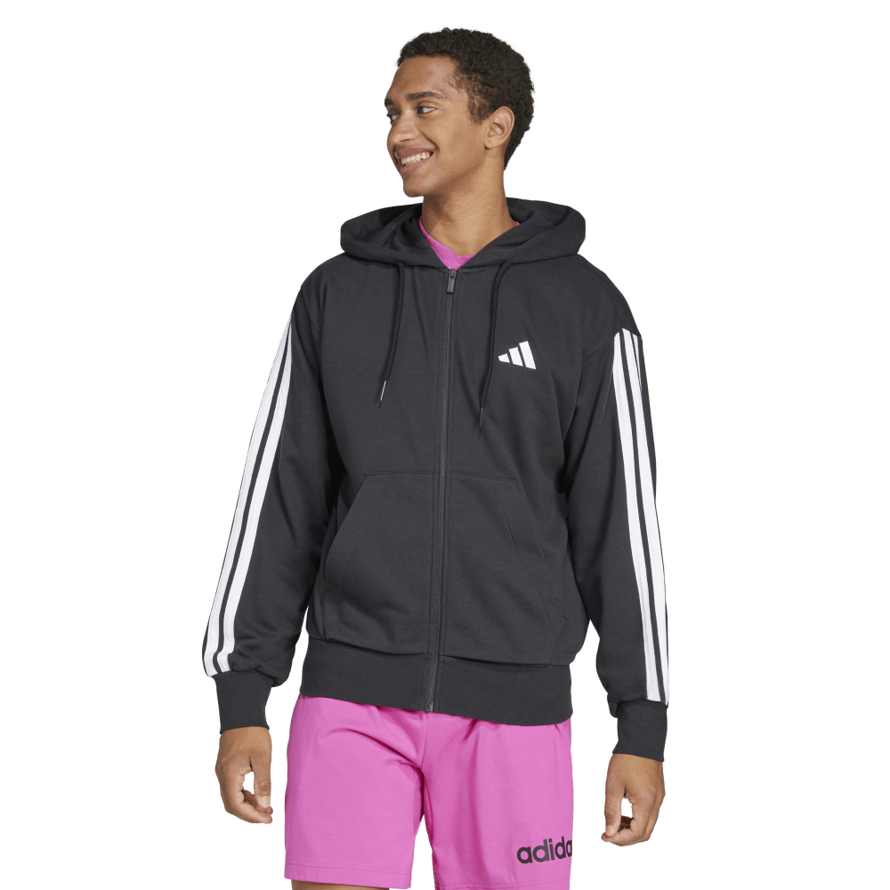 Adidas M 3S Ft Fz Hd Chaqueta negro de hombre lifestyle