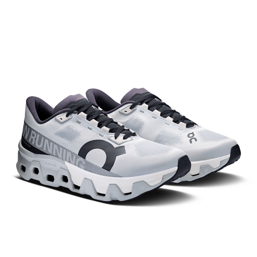 On Cloudmonster Hyper Tenis gris de hombre para correr