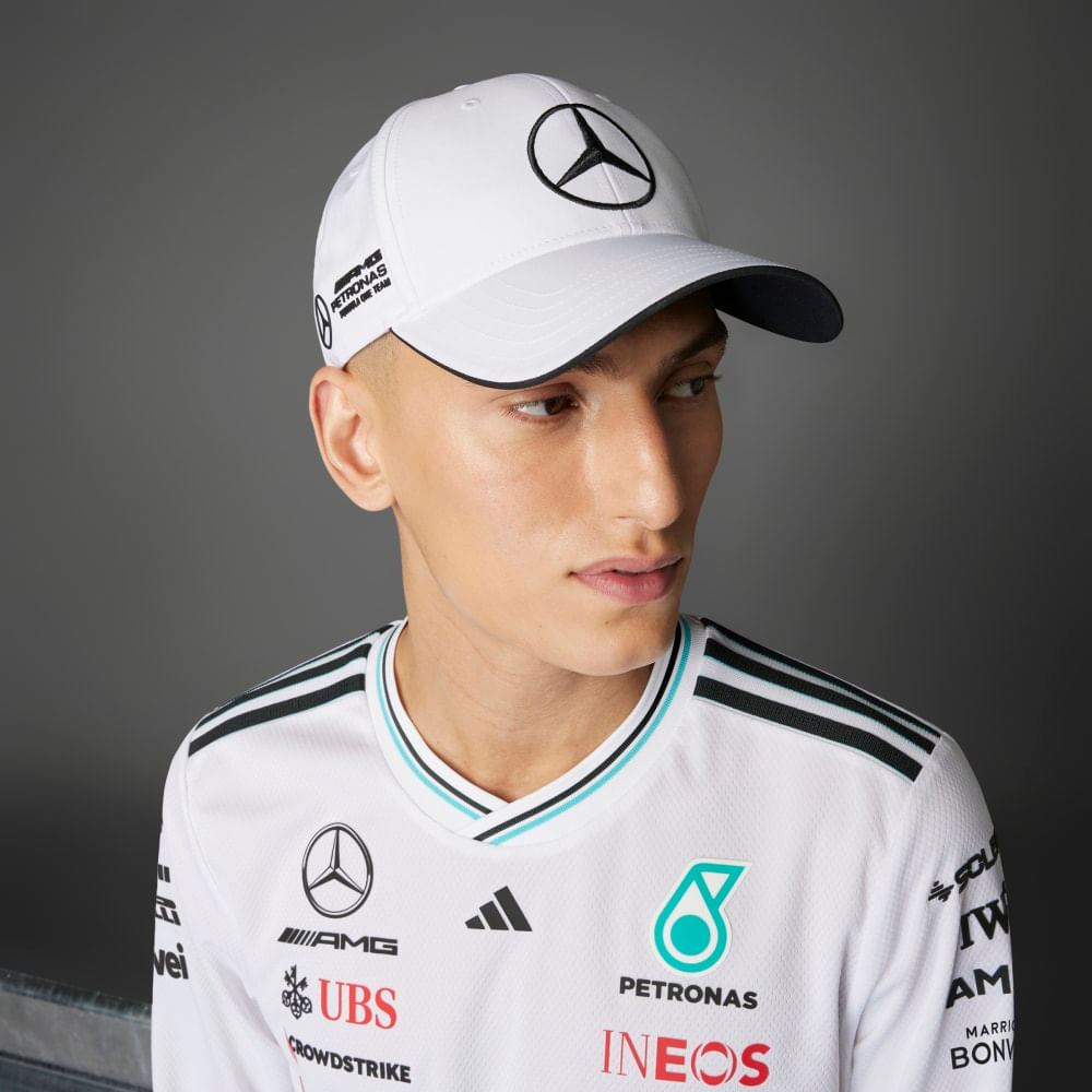 Adidas F1 Mercedes Dr Cap Gorra blanco unisex lifestyle