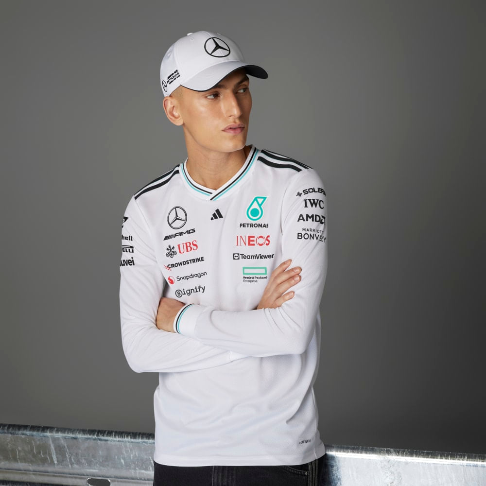 Adidas F1 Mercedes Dr Cap Gorra blanco unisex lifestyle