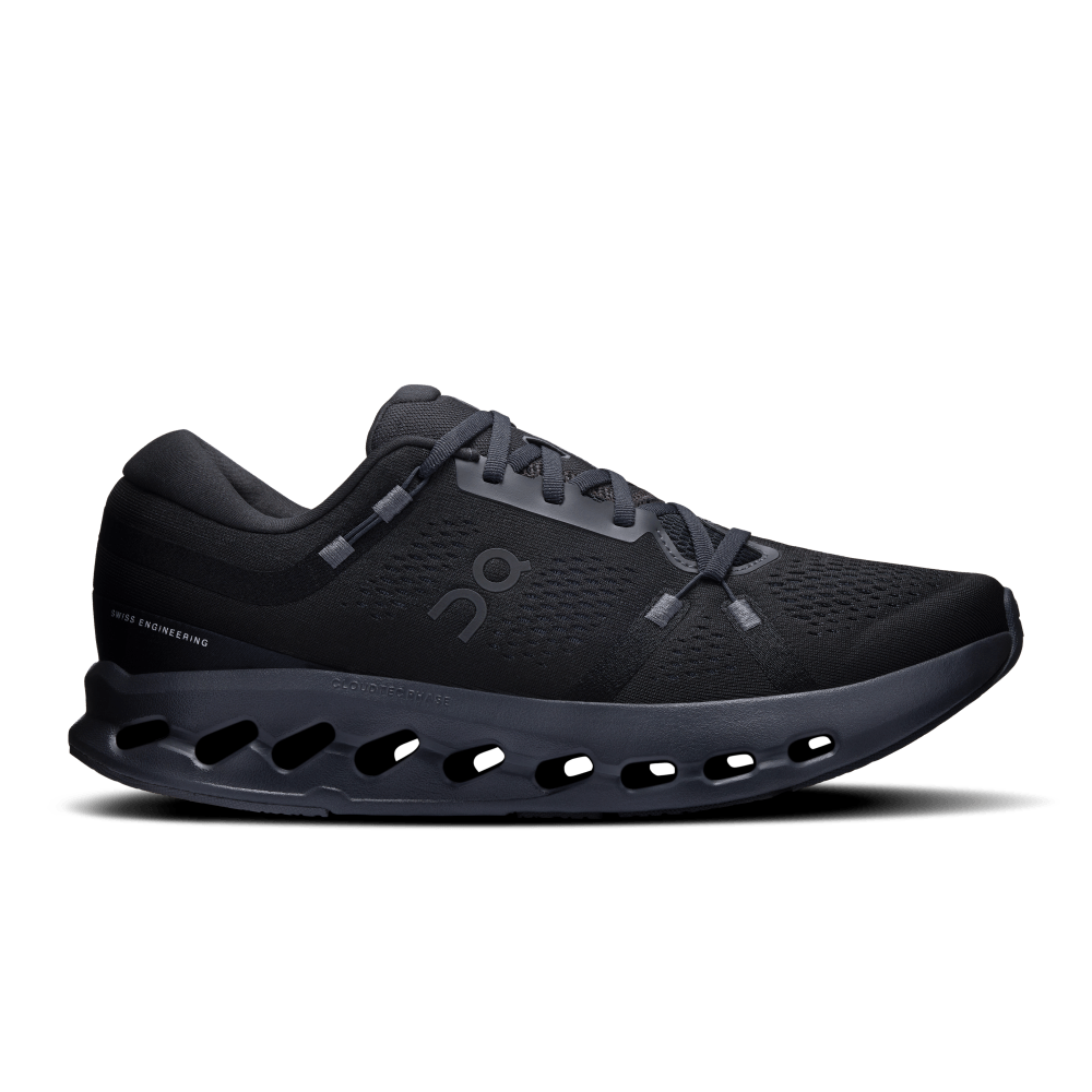 On Cloudsurfer 2 Tenis negro de hombre para correr