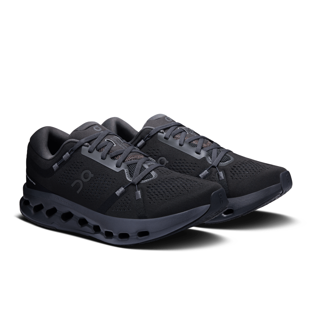 On Cloudsurfer 2 Tenis negro de hombre para correr