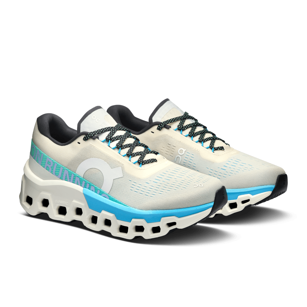 On Cloudmonster 2 Tenis blanco de mujer para correr