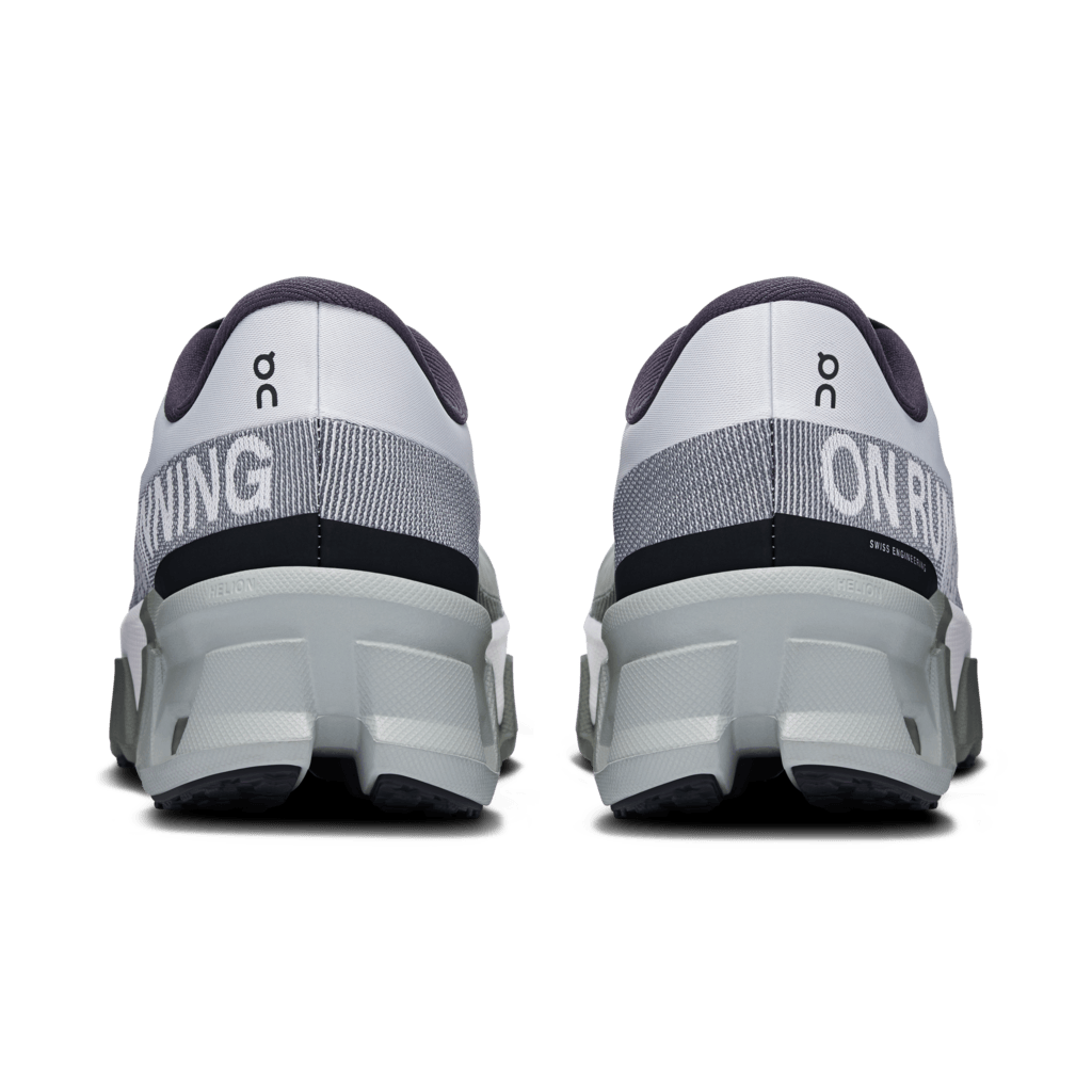 On Cloudmonster Hyper Tenis gris de mujer para correr