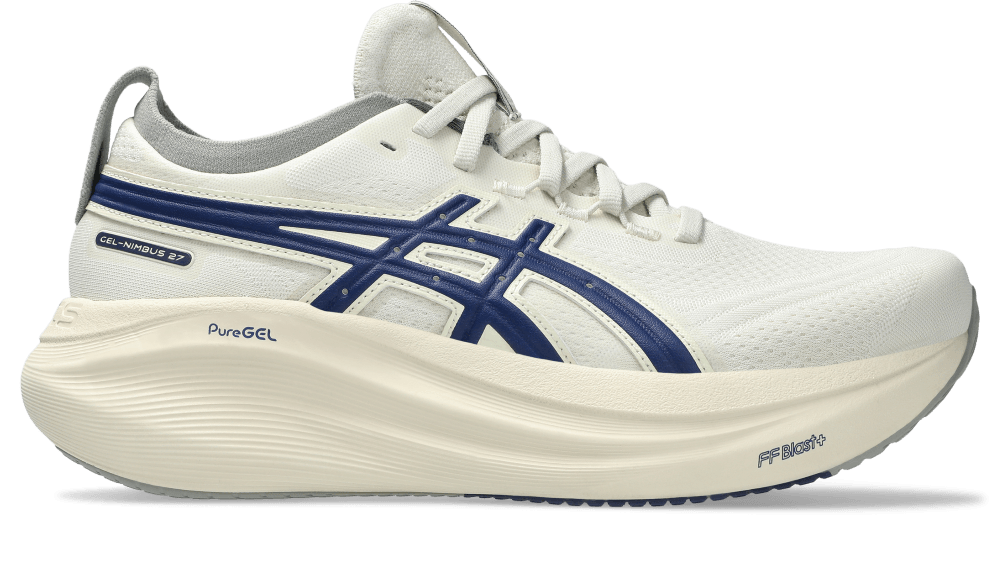 Asics Gel-Nimbus 27 Atc Tenis beige de mujer para correr