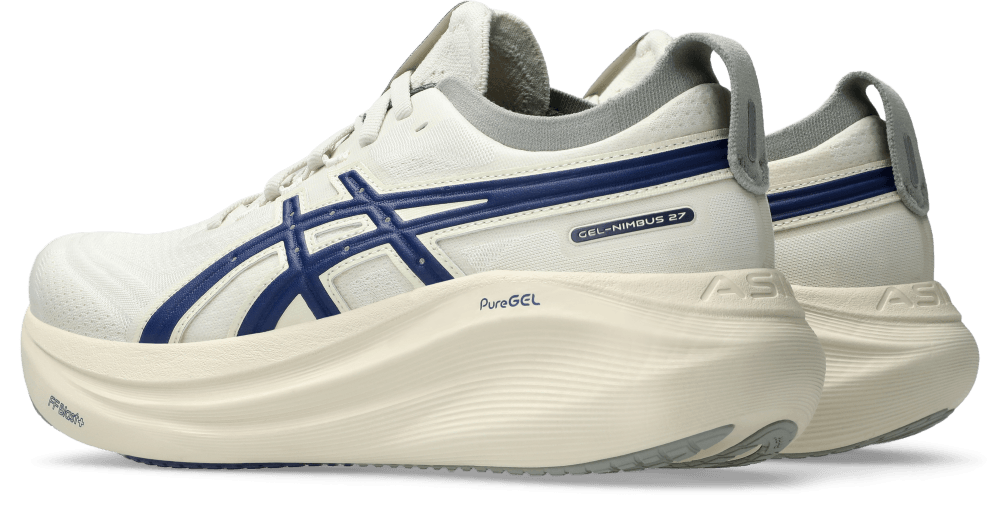 Asics Gel-Nimbus 27 Atc Tenis beige de mujer para correr