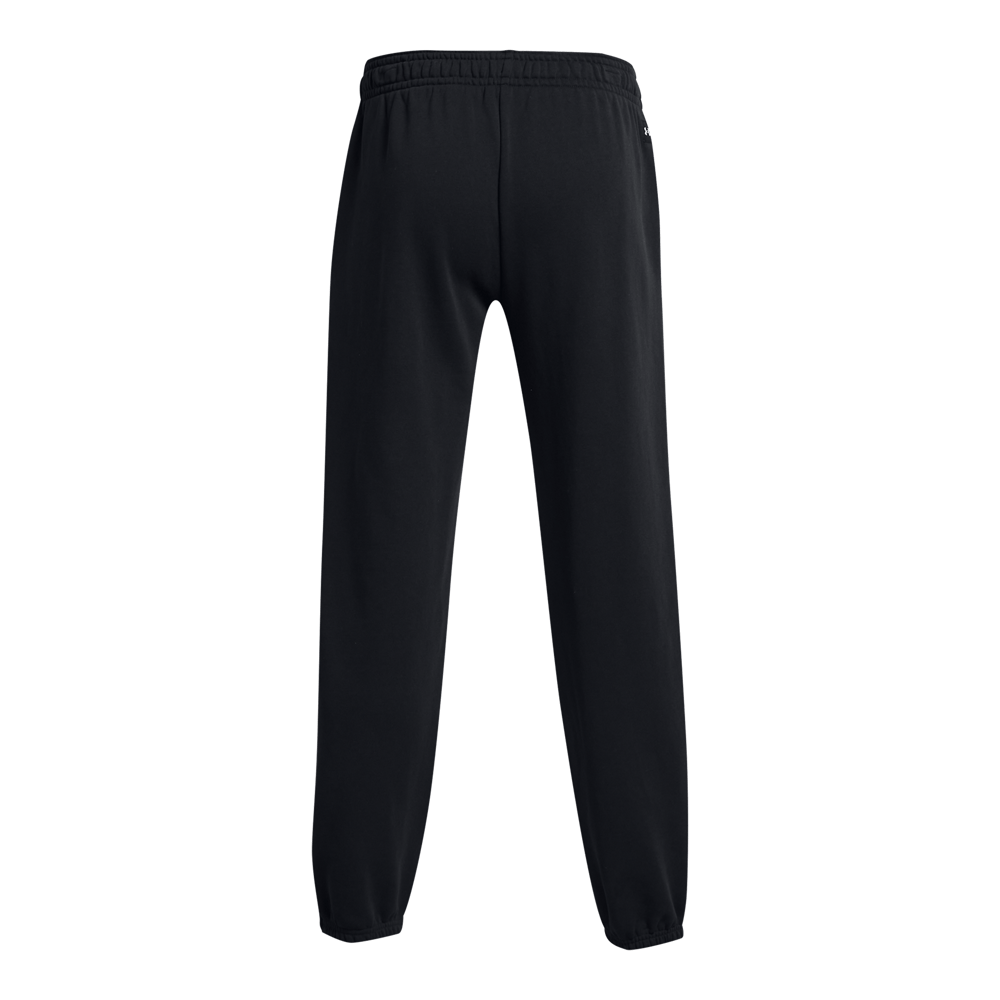 UA  Rock Hwt Terry Jgr Pantalón negro de hombre lifestyle