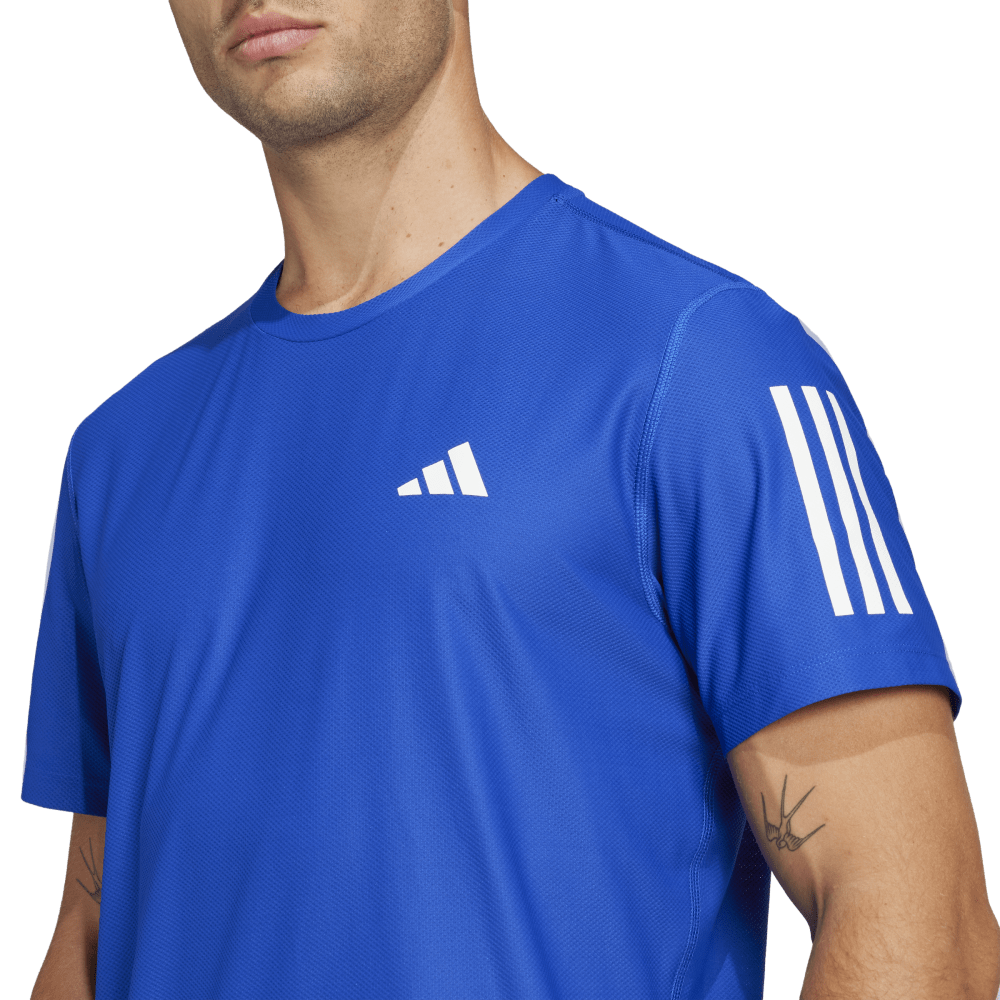 Adidas Otr B Tee Camiseta Manga Corta azul de hombre para correr