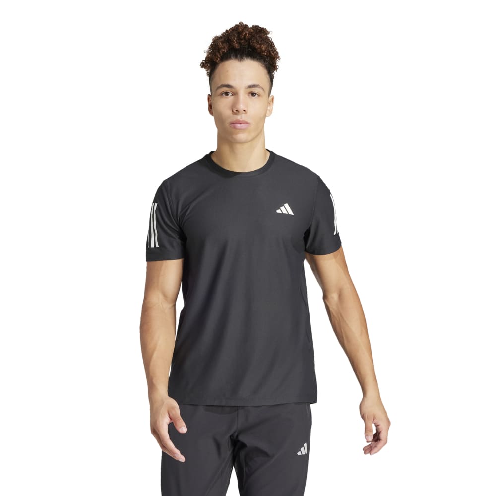 Adidas Otr B Tee Camiseta Manga Corta Negro De Hombre Para Correr