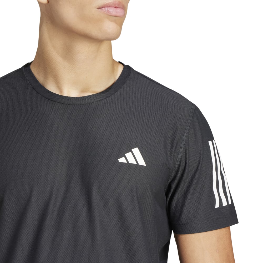 Adidas Otr B Tee Camiseta Manga Corta Negro De Hombre Para Correr
