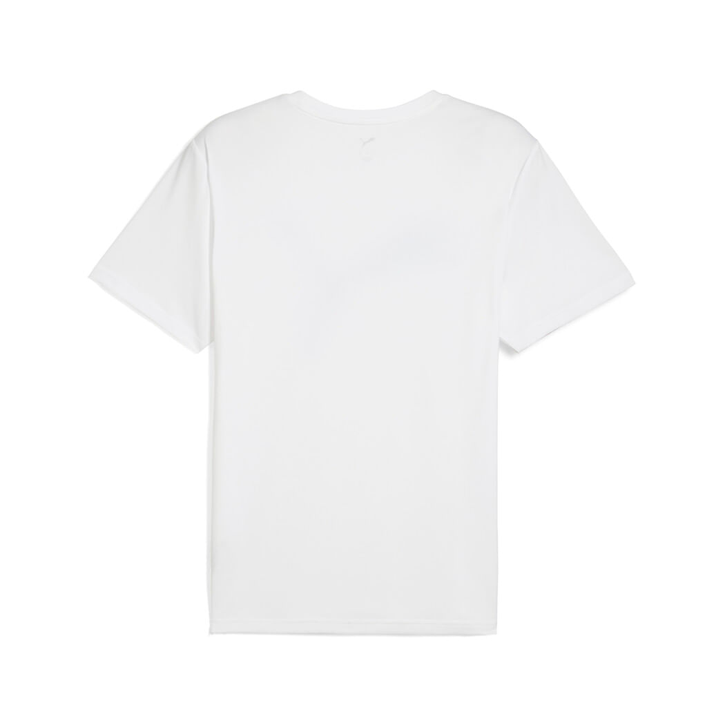 Puma M Tad Essentials Logo Tee Camiseta Manga Corta blanco de hombre para entrenamiento