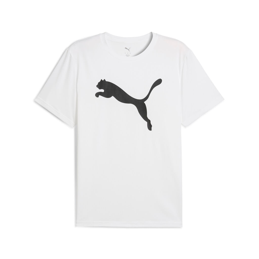 Puma M Tad Essentials Logo Tee Camiseta Manga Corta blanco de hombre para entrenamiento