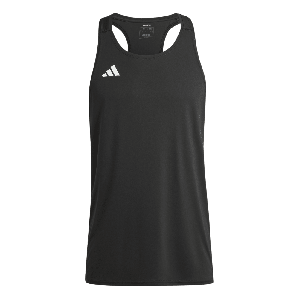 Adidas Adizero E Snglt Camiseta Manga Sisa negro de hombre para correr
