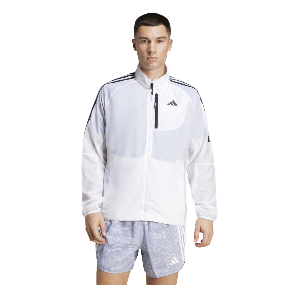 Adidas Otr 3S Jacket M Chaqueta blanco de hombre para correr