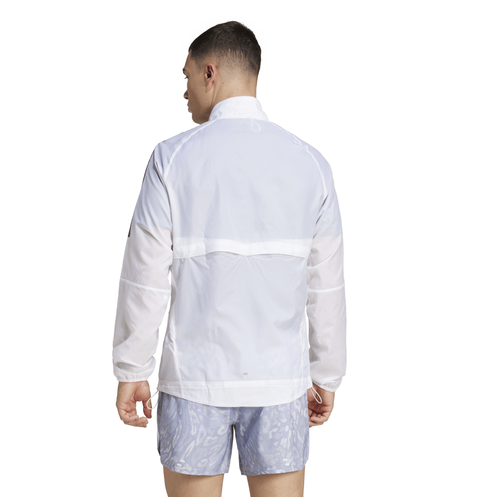 Adidas Otr 3S Jacket M Chaqueta blanco de hombre para correr