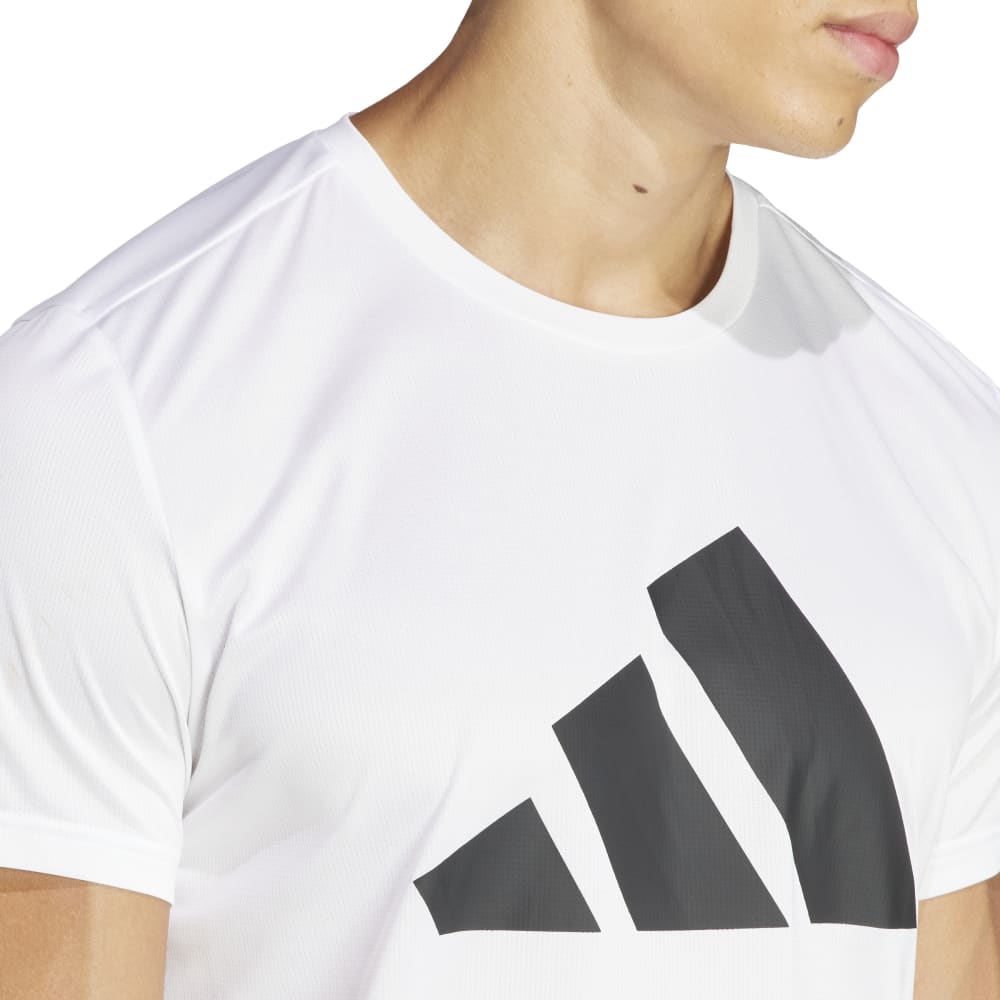 Adidas Run It Tee Camiseta Manga Corta Blanco De Hombre Para Correr