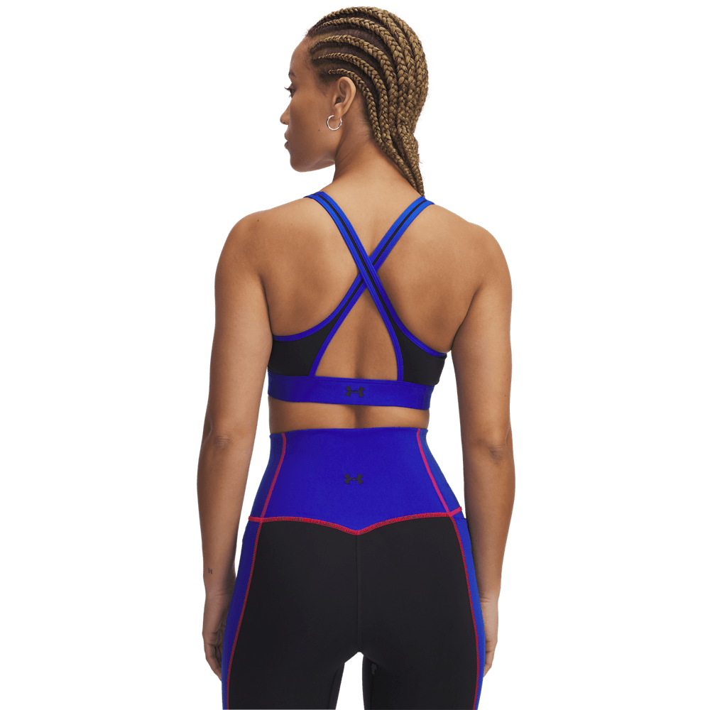 UA  Rck Bra Top negro de mujer para entrenamiento