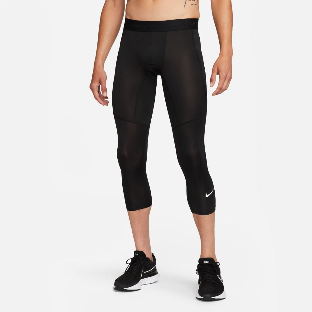 Nike M Np Df 3Qt Tight Capri blanco de hombre para entrenamiento