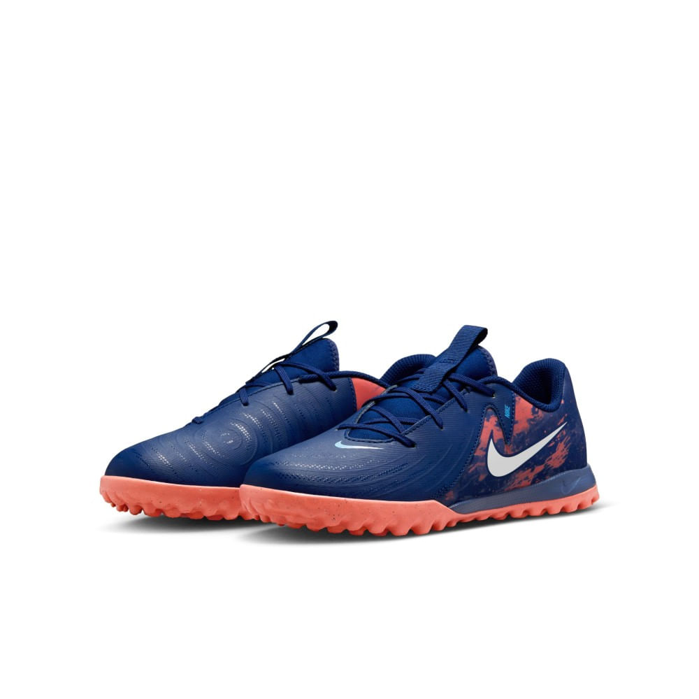 Nike Jr Phantom Gx Ii Academy Tf Eh Guayos azul de niño para futbol
