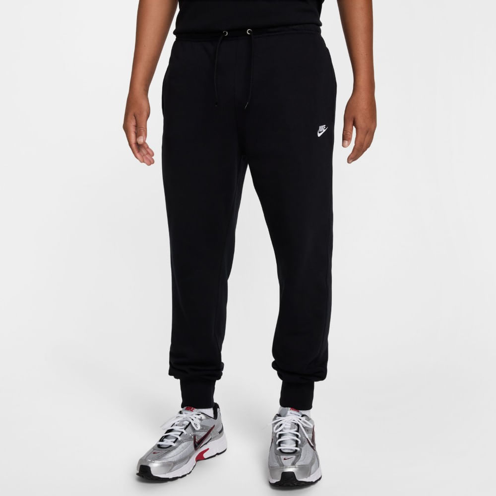 Nike M Nk Club Ft Jogger Pantalón negro de hombre lifestyle