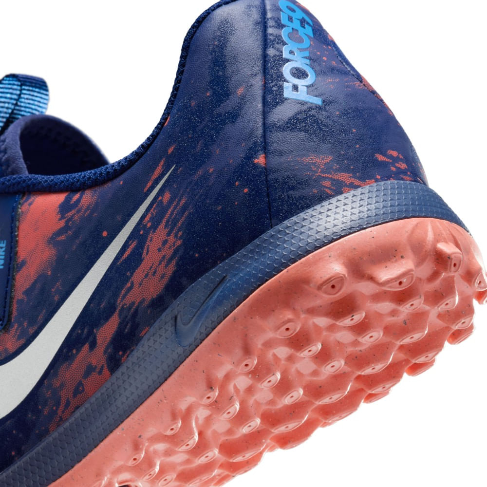 Nike Jr Phantom Gx Ii Academy Tf Eh Guayos azul de niño para futbol
