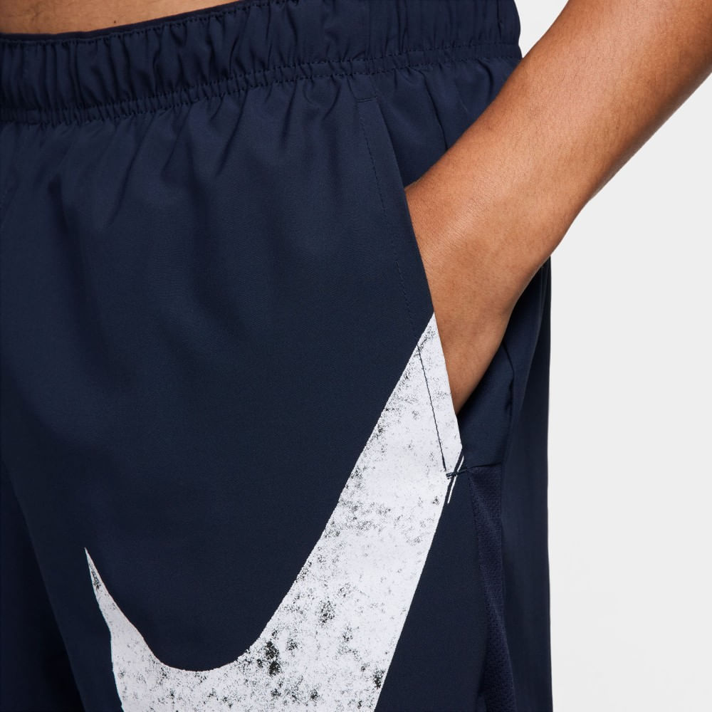 Nike M Nk Df Challenger Swoosh 5In Pantaloneta azul de hombre para correr