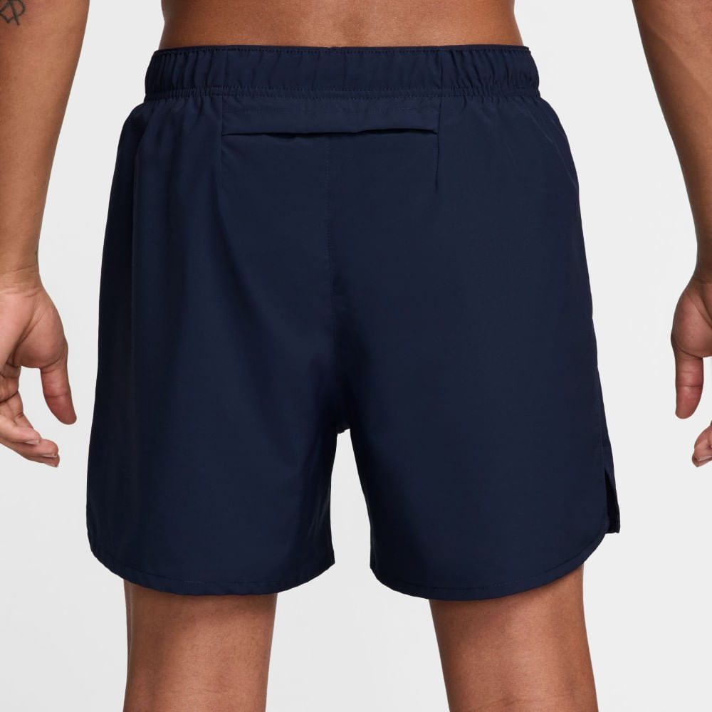 Nike M Nk Df Challenger Swoosh 5In Pantaloneta azul de hombre para correr