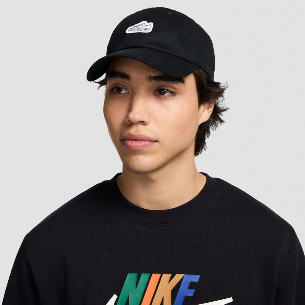 Nike U Nk Club Cap U Cb Af1 Ptch L Gorra negro de hombre lifestyle