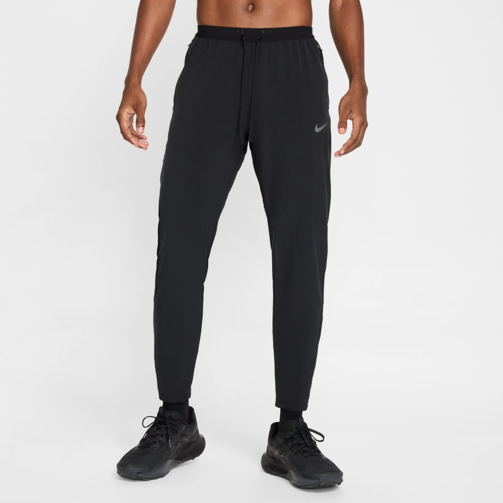Nike M Nk Df Stride Wvn Pant Pantalón negro de hombre para correr