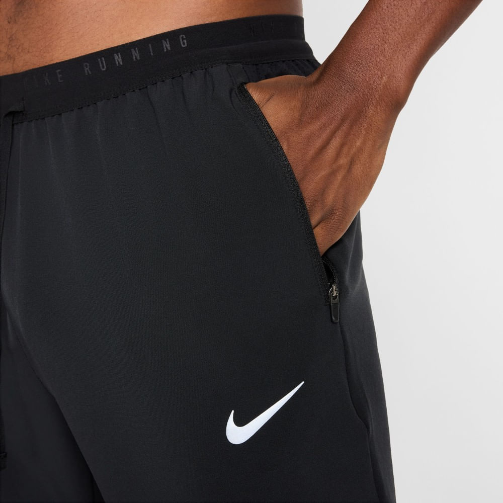 Nike M Nk Df Stride Wvn Pant Pantalón negro de hombre para correr