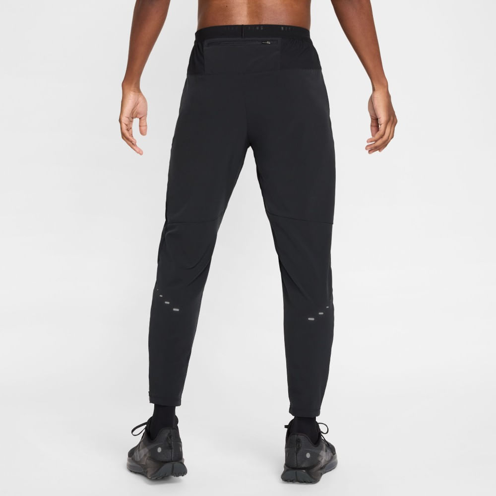 Nike M Nk Df Stride Wvn Pant Pantalón negro de hombre para correr