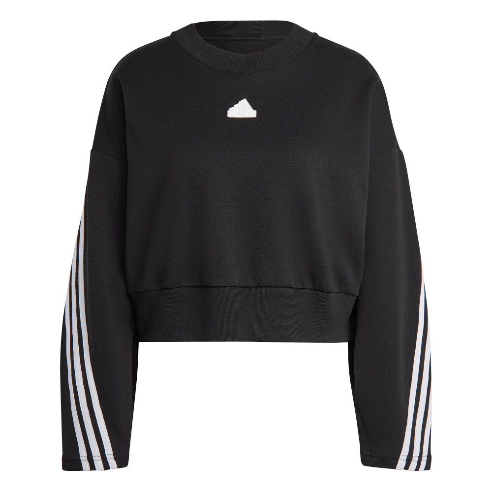 Adidas Buzo Future Icons 3 Tiras negro de mujer lifestyle